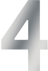 Metafranc Număr casă „4 pentru poartă/ușă, material oțel inoxidabil (424037)