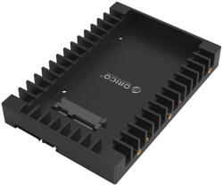ORICO Beépítő keret - 1125SS-V1-BK/34/ (2, 5" -> 3, 5" SATA3 HDD/SSD, 9, 5-12, 5mm, Max. : 4TB, fekete) (ORICO-1125SS-V1-BK-BP) - securezone
