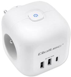 Qoltec 3 Plug + 3 USB (52548)