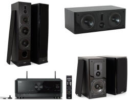 Dynavoice Definition DF-8 + Definition DC-5 + Definition DM-6 + Yamaha RX-V6A