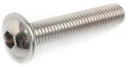 Domborúfejű belső kulcsnyílású csavar 10.9 Horganyzott M10x45