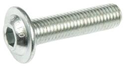  Domborúfejű peremes belső kulcsnyílású csavar 10.9 Horganyzott M10x35