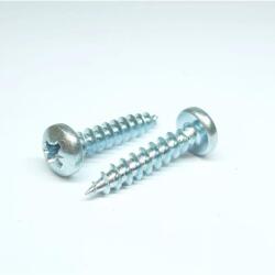  Domborúfejű, faforgácslap csavar, Rozsdamentes, 4x35