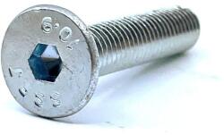  Süllyesztett fejű belső kulcsnyilású csavar 10.9 Horganyzott M6x16