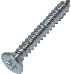  Süllyesztett fejű kereszthornyos lemezcsavar, Horganyzott, 3, 5x13