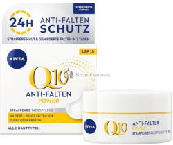 Nivea Q10 Power Anti-Wrinkle + Firming Nappali Krém Simább és Fiatalosabb Bőrért SPF 15 50ml