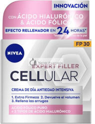 Nivea CELLULAR FILLER Hyaluronsav & Folsav Nappali Krém SPF30, 50ml