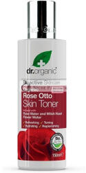 Dr. Organic Rózsa Otto Toner Érett Bőrre Férfiaknak és Nőknek, Természetes, Vegán, Állatkísérlet-mentes, Parabén- és SLS-mentes, Organikus 150ml