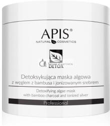 Apis Professional APIS Detoxifikáló Algamaszk Bambusz Aktív Szénnel és Ionizált Ezüsttel, 200g