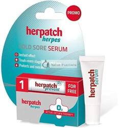 Herpatch Hidegsebek Kezelő Szérum - Kezel és Megelőz, SPF 30 Ajakbalzsam, 15ml