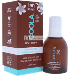 Coola Organikus Napbarnító Szérum - Önkéntes Barnító Arcszérum Anti-Aging és Bőrápolás - 50ml