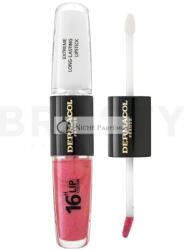 Dermacol 16H Lip Colour Extreme Long-Lasting Lipstick tartó s, ké t fá zisú szá jfé ny No. 15 8 ml