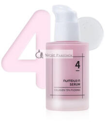 numbuzin No. 4 Kollagén 73% Puding Szérum Ránctalanító Érett Bőr Brightening Elastin Hialuronsav Niacinamid Koreai Bőrápolás az Arcnak, 50ml