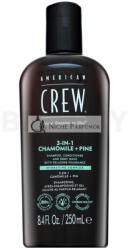 American Crew 3-in-1 Chamolie + Pine sampon, kondicioná ló é s tusfü rdő 250 ml
