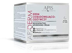 APIS NATURAL COSMETICS APIDERM Újraépítő Éjszakai Arckrém Tara Fa, Zab, Len, Aloe, A és E Vitaminokkal, D-Panthenollal és Allantoinnal 50ml
