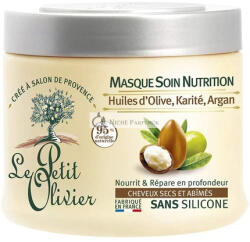 Le Petit Olivier Tápláló Hajmaszk Olíva-, Shea- és Argan Olajjal, 330ml