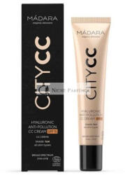 Mádara Tan City CC Krém Hyaluronsavval és Antiszennyeződés Ellen SPF 15, 40ml