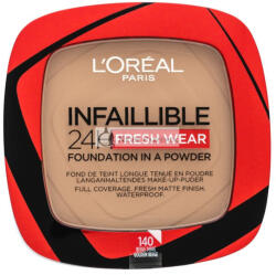 L'Oréal L´ Oré al Paris Infaillible 24H Fresh Wear Foundation in a Powder pú deres make-up matt hatá sú 140 9 g