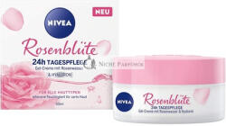 Nivea Rózsaszirom 24 órás Nappali Krém 50ml - Rózsa Vizes és Hialuronsavas - Könnyű Zselékrém a Simább Finom Bőrért