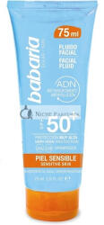 Babaria Sensitive and Atopic Facial Fluid F-50+, 75ml