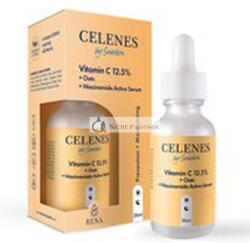 Celenes By Sweden 125 Vitamin C Szérum - 30ml Niacinamiddal és Zabbal