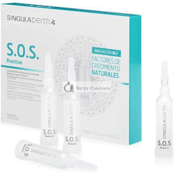 SingulaDerm SD S. O. S. Reaktív Intenzív Védő Szérum Érzékeny/Reaktív Bőrre, 4 Ampulla, 42ml