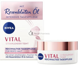 Nivea VITAL Ragyogó Bőrszín Gazdag Nappali Ápolás Érett Bőrre, 50ml