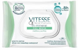 Vitesse Tri-Mineral Vegyes Bőrtípusú Sminklemosó Kendő 25 Db