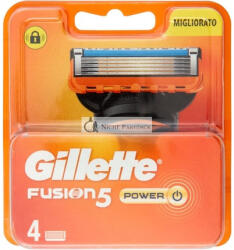 Gillette Fusion5 Power Borotvapengék Csere Antifrikciós Pengékkel