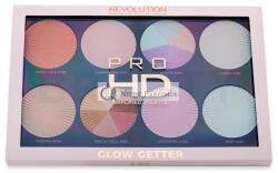 Revolution Beauty Pro HD Amplified Palette Glow Getter multifunkció s arc paletta 24 g