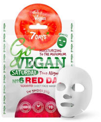 7days Vegán Arcpakolás Szépség Paradicsom Cékla Laminária Gyömbér Kivonat Organikus Természetes Összetevőkkel Minden Bőrtípusra, 25g