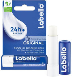 Labello Original Ajkakápoló Shea Vajjal, Vitaminokkal és Természetes Olajokkal, 4.8g