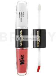 Dermacol 16H Lip Colour Extreme Long-Lasting Lipstick tartó s, ké t fá zisú szá jfé ny No. 01 8 ml