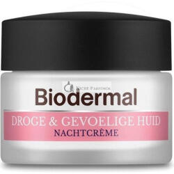 BIODERMA Biodermal Éjszakai Krém Száraz és Érzékeny Bőrre - Hidratál és Javít, 50ml