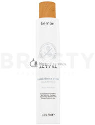 Kemon Actyva Nutrizione Rich Shampoo tá plá ló sampon durva é s szá raz hajra 250 ml