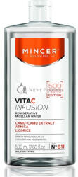 Mincer Mincer Pharma Vita C Infúziós Regeneráló Micellás Víz Sminklemosó Minden Bőrtípusra Camu-Camu Kivonattal, Árnikával és Édesgyökérrel, 500ml