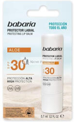 Babaria Aloe Vera Napozó Ajkak Balzsam SPF 30, 5.7ml