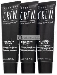 American Crew Precision Blend Natural Gray Coverage hajfesté k fé rfiaknak Light Blond 7-8 3 x 40 ml