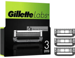 Gillette Penge Utántöltők Gillettelabs - Hámlasztó Bar és Fűtött Borotva - 3 Borotvapenge