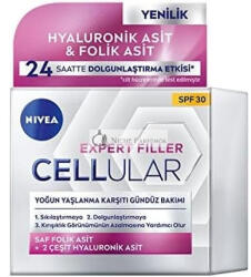 Nivea Cellular Expert Filler Magas Hatékonyságú Anti-Aging Nappali Krém, 50ml