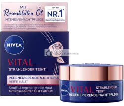 Nivea VITAL Ragyogó Arcbőr Regeneráló Éjszakai Krém Érett Bőrre, 50ml