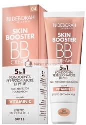 Deborah Milano BB Krém Bőrjavító SPF 15 C-vitaminnal, 30ml, 04 Caramel