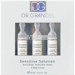 DR. GRANDEL Sensitive Solution Aktív Ampullák 3x3ml - Nyugtatja az Érzékeny Bőrt