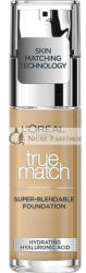 L'Oréal L'Oreal Paris True Match Folyékony Alapozó Bőrápolással Hyaluronsavval SPF 17 30ml 6N Méz