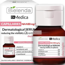 Bielenda Dr Medica Kapilláris Bőr Dermatológiai Anti-Pirosodás Arcápoló Szérum Nap/Nap, 30ml