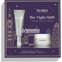 Medik8 Éjszakai Shift Kristály Retinal 6 30ml és Haladó Éjszakai Regeneráló 50ml