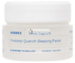 KORRES Görög Joghurt Nyugtató Probiotikus Éjszakai Krém az Arcra, 40ml - Új Verzió