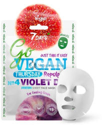 7days Vegan Arcpakolás Szépség Áfonya Szilva Füge Kivonat Hyaluronsav Organi