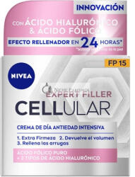 Nivea CELLULAR FILLER Hyaluronsav és Folsav Nappali Krém SPF15, 50 ml