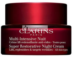 Clarins Szuper Regeneráló Éjszakai Krém, Anti-Aging Hidratáló Érett Bőrre, 50ml